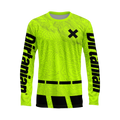 Dirtanian Green Contours Enduro Riding Shirt